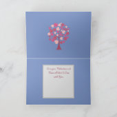 Samoyed 5X7 gevouwen kaart van Valentijns op perso (Binnen)