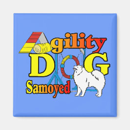Samoyed Agility Gifts Magneet
