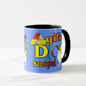 Samoyed Agility Gifts Mok (Voorkant rechts)