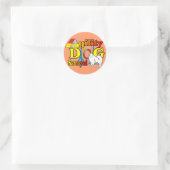 Samoyed Agility Gifts Ronde Sticker (Tas)