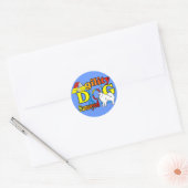 Samoyed Agility Gifts Ronde Sticker (Envelop)