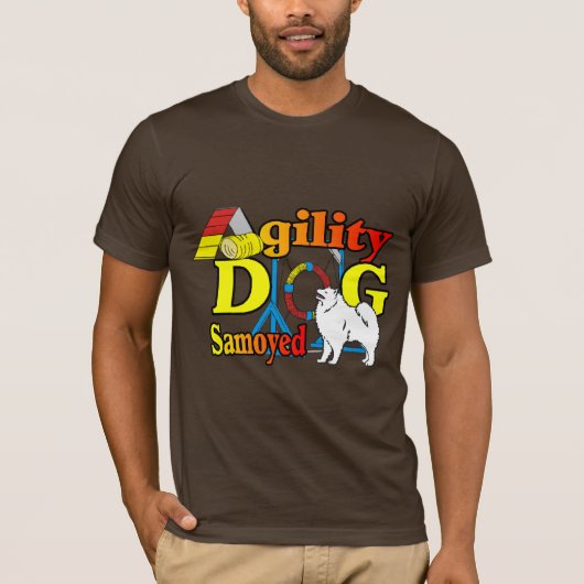 Samoyed Agility Gifts T-shirt (Voorkant)