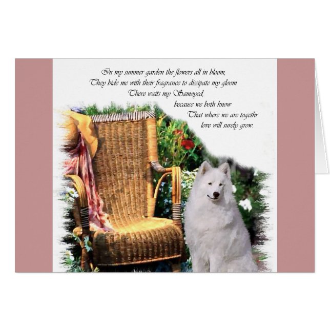 Samoyed Art Gifts (Voorkant Horizontaal)