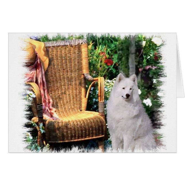 Samoyed Art Gifts (Voorkant Horizontaal)
