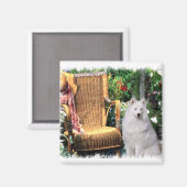 Samoyed Art Gifts Magneet (Voorkant / Achterkant)