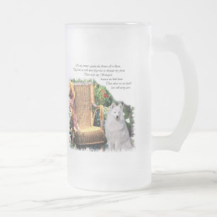 Samoyed Art Gifts Matglas Bierpul