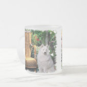 Samoyed Art Gifts Matglas Koffiemok (Voorkant links)