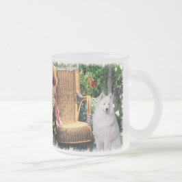 Samoyed Art Gifts Matglas Koffiemok