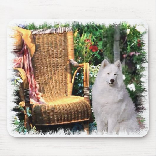 Samoyed Art Gifts Muismat (Voorkant)