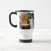 Samoyed Art Gifts Reisbeker (Links)