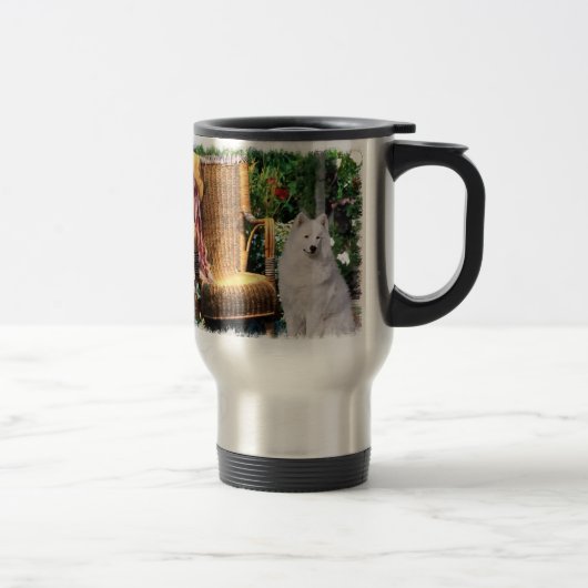 Samoyed Art Gifts Reisbeker (Rechts)