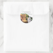 Samoyed Art Gifts Ronde Sticker (Tas)