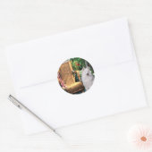 Samoyed Art Gifts Ronde Sticker (Envelop)