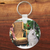 Samoyed Art Gifts Sleutelhanger (Voorkant)