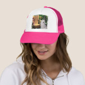 Samoyed Art Gifts Trucker Pet (In situ)