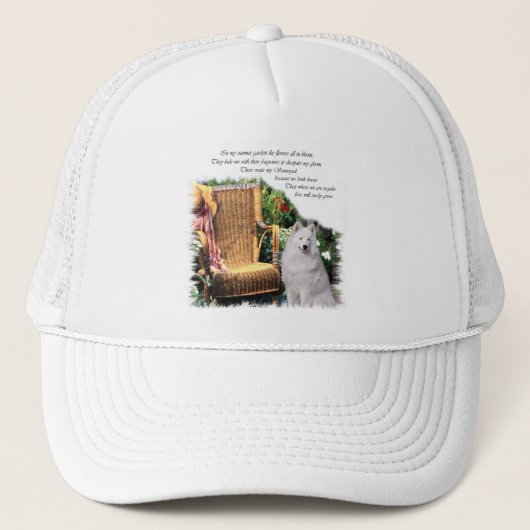 Samoyed Art Gifts Trucker Pet (Voorkant)