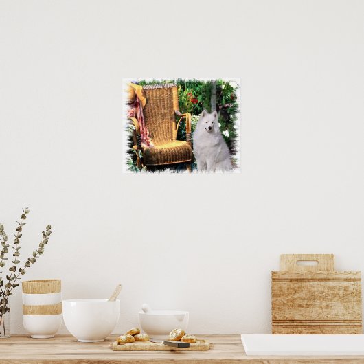 Samoyed Art Print (Keuken)