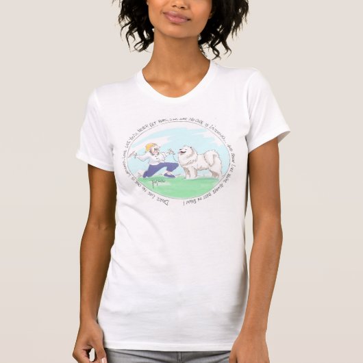 Samoyed - Best in Show!  T-shirt (Voorkant)