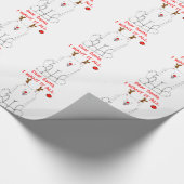 Samoyed Beste Kerstman.... Cadeaupapier (Hoek)