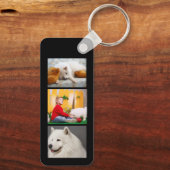 Samoyed...Beste mama, aangepaste dubbelzijdige Sle Sleutelhanger (Achterkant)