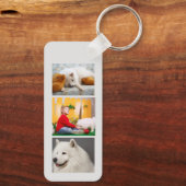 Samoyed...Beste mama, aangepaste dubbelzijdige Sle Sleutelhanger (Achterkant)