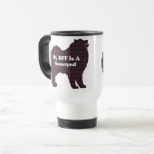 Samoyed BFF-cadeautjes Reisbeker (Voorkant links)