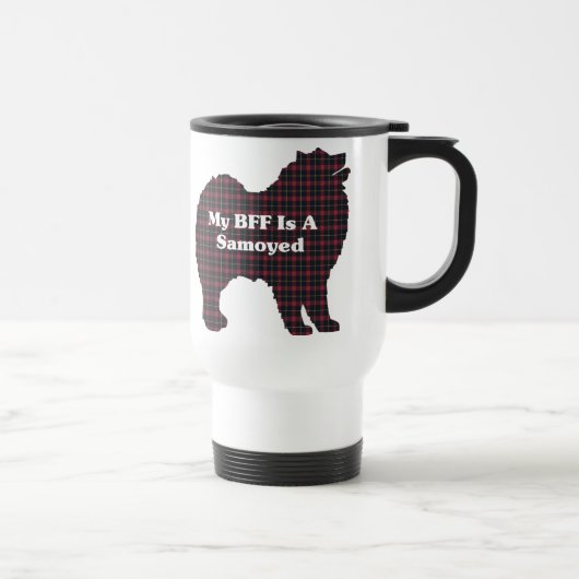 Samoyed BFF-cadeautjes Reisbeker (Rechts)