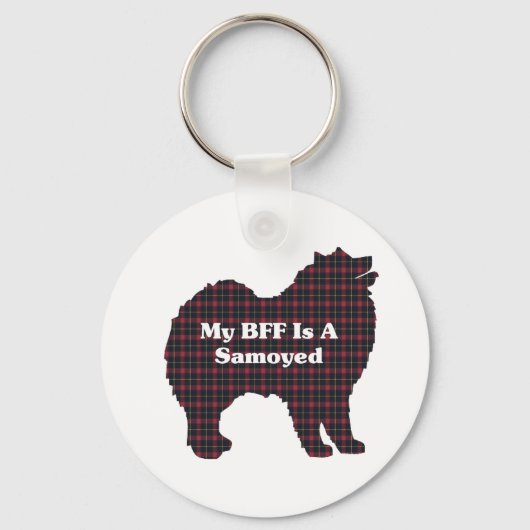 Samoyed BFF-cadeautjes Sleutelhanger (Voorkant)