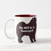 Samoyed BFF-cadeautjes Tweekleurige Koffiemok (Links)