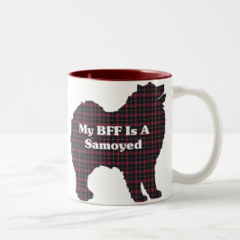 Samoyed BFF-cadeautjes Tweekleurige Koffiemok