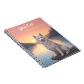 Samoyed bij het meer notitieboek (Rechterzijde)
