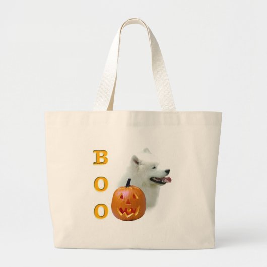 Samoyed Boo Grote Tote Bag (Voorkant)