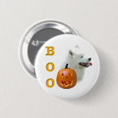 Samoyed Boo Ronde Button 5,7 Cm (Voorkant /achterkant)