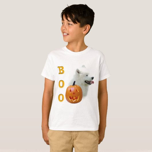 Samoyed Boo T-shirt (Voorkant volledig)