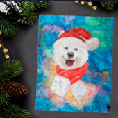Samoyed Breed Dog Kerstmis Legpuzzel