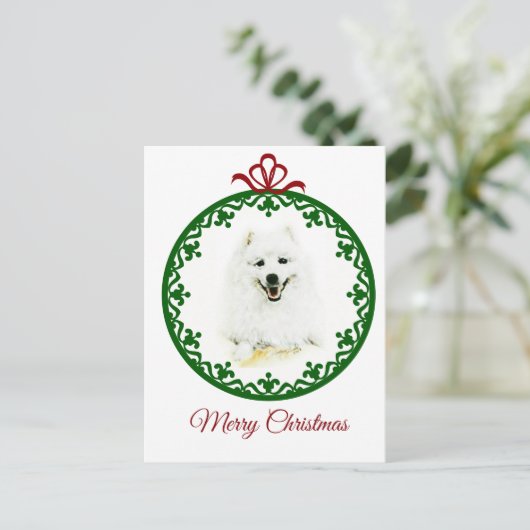 Samoyed Briefkaart (Staand voorkant)