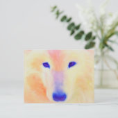 Samoyed briefkaart (Staand voorkant)