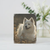 Samoyed Briefkaart (Staand voorkant)