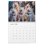 Samoyed Calendar Kalender (Jan 2026)