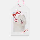 Samoyed Christmas Gift Label Cadeaulabel (Voorkant)