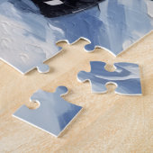 Samoyed Christmas Red Truck Holiday Legpuzzel (Zijkant)