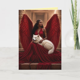 Samoyed condoleancekaart kaart