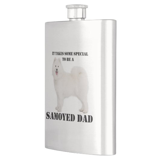 Samoyed Dad Flask Flacon (Links)