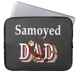 Samoyed Dad Gifts Laptop Sleeve