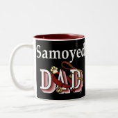 Samoyed Dad Gifts Tweekleurige Koffiemok (Links)