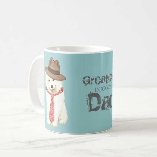 Samoyed Dad Koffiemok (Voorkant links)