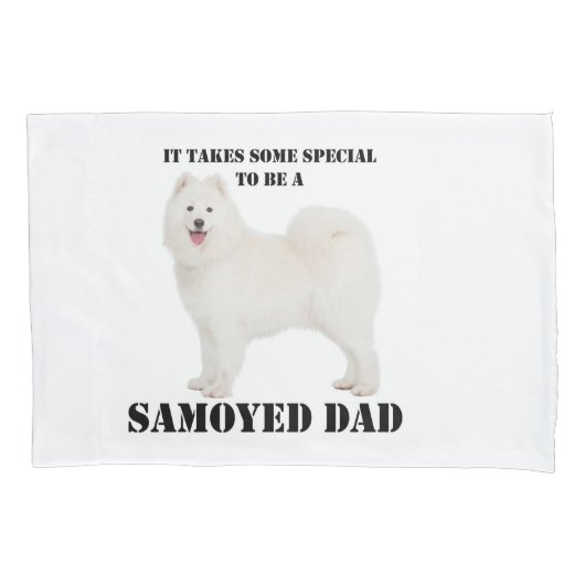 Samoyed Dad Kussen Hoesje Kussensloop (Voorkant)