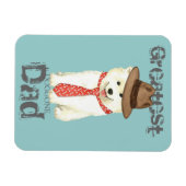 Samoyed Dad Magneet (Horizontaal)
