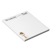 Samoyed Dad Notitieblok (Schuin)