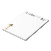 Samoyed Dad Notitieblok (Linkerzijde)